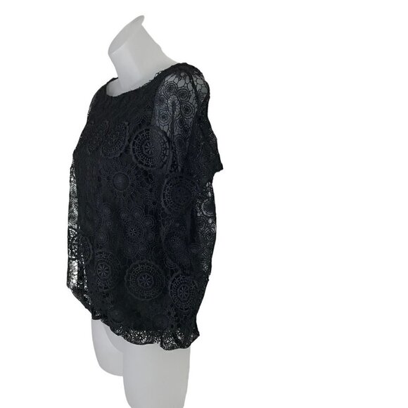 ALICE and Olivia - Lace over Camisole sleeveless  Blouse Size S - Picture 4 of 7
